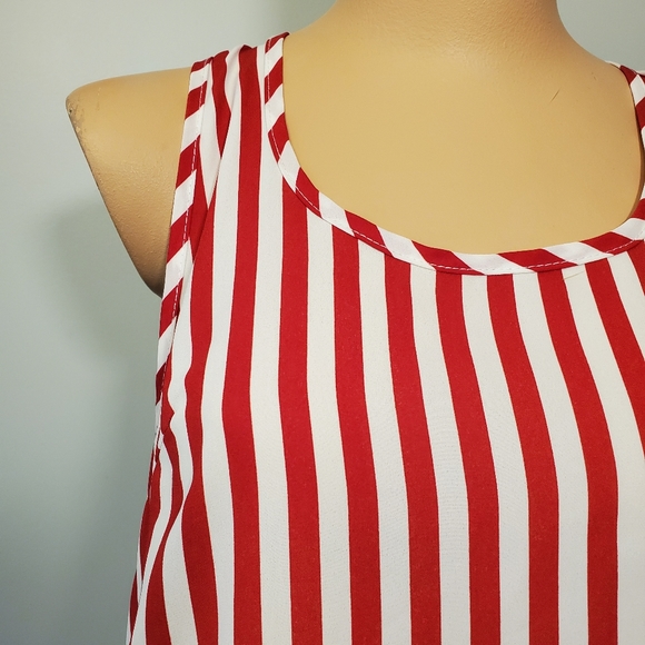 New TWENTY SECOND 22ND Brand Red White & Blue Tank - Picture 2 of 3